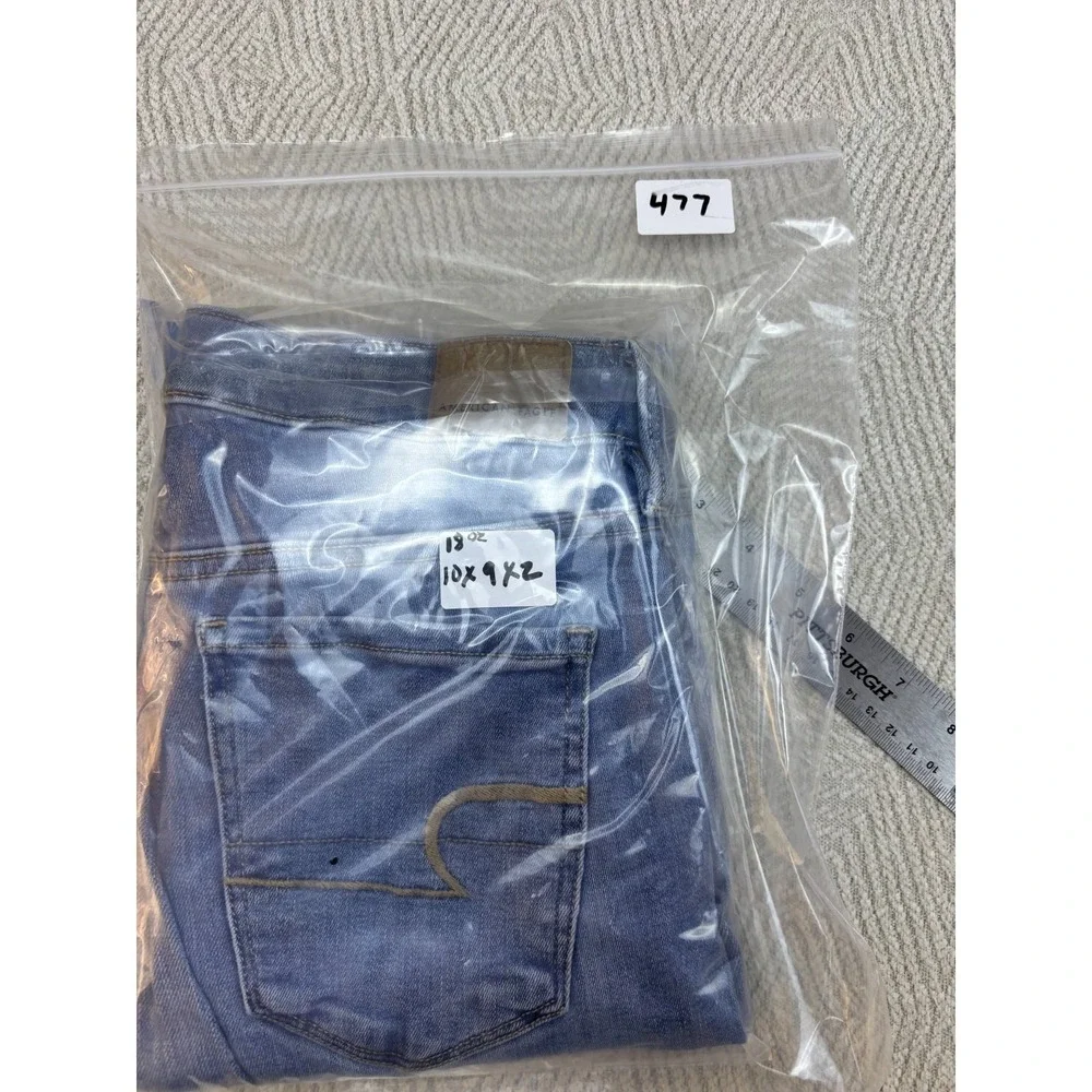 NWOT 7 For All Mankind Carsen Easy Straight Leg Jeans Mens 38x32